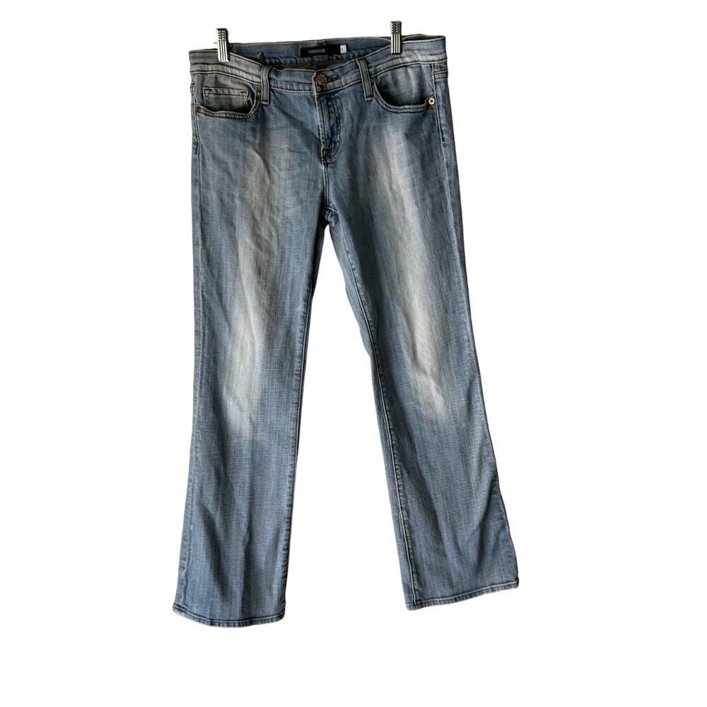 Vigoss Jeans Junior's 11 Light Wash‎ London Boot Stretch Denim Flare
